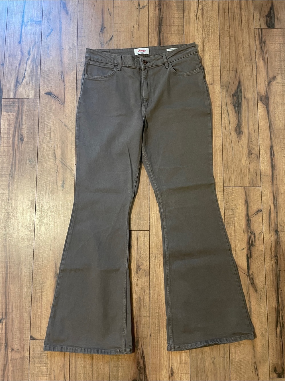 Wrangler Women's Chocolate Brown Flare Jeans